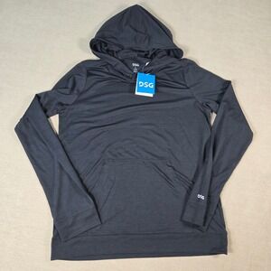 DSG Boys Movement Long Sleeve Hoodie Black Double L (14-16) lightweight‎ Layer